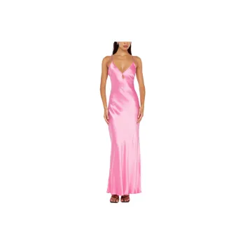 BEC+BRIDGE CEDAR CITY MAXI DRESS Slip Dress Women's CANDY PINK/Candy Pink Red