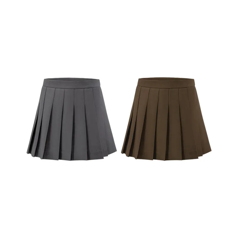 XIAOYEHEZI Pleated Skirt Women's-3
