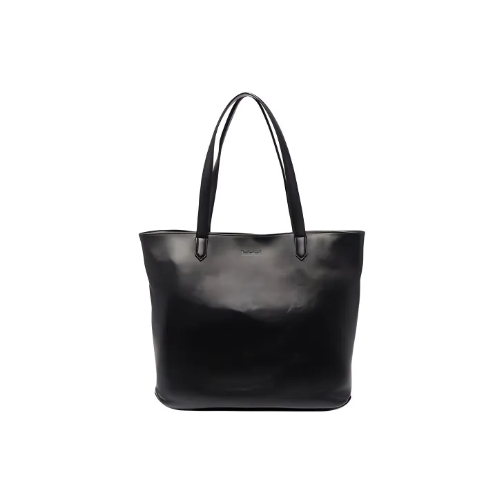 Timberland Sheepskin Tote Bag, Shopping Bag, Shoulder Bag, Handbag Unisex Black-0
