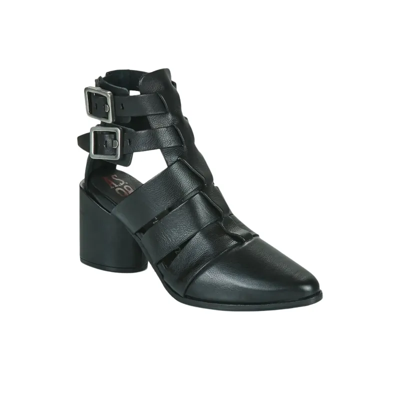 AirStep Enia Ankle Boots 8cm Women's Black-2