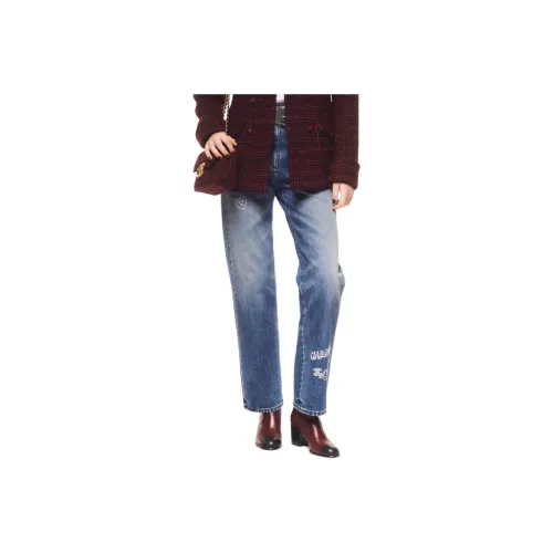 CHANEL 24 New Fall And Winter Arrivals Jeans Women's Blue