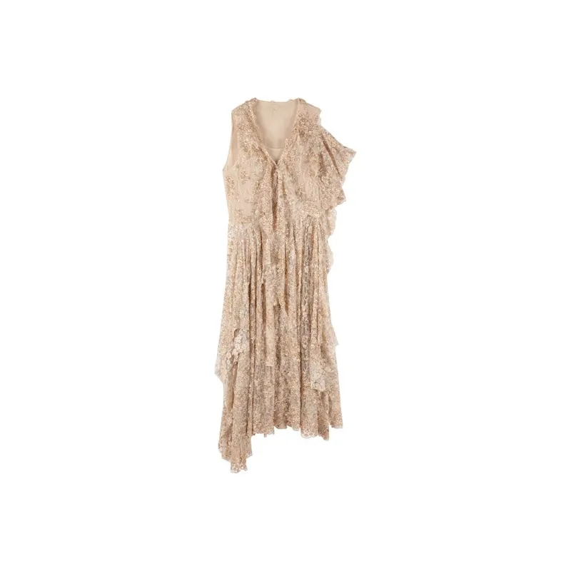CARIEDO Sleeveless Dress Women's Desert Baby's Breath-0