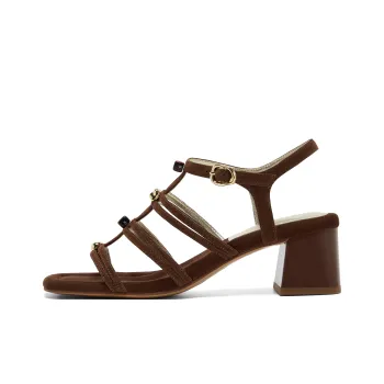Joypeace Wishing Stone Roman Sandals Women's Coffee