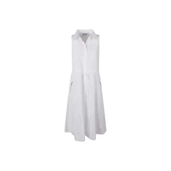 Iceberg Sleeveless Dress Women's White
