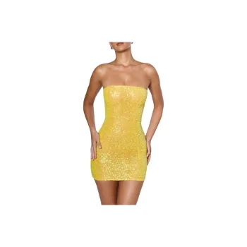 OH POLLY Cassidy Sleeveless Dress Women's Buttercup/Yellow