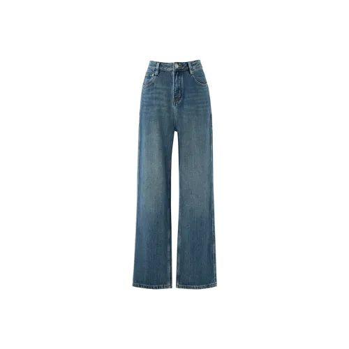 SOON FLOWER Jeans Women's Blue