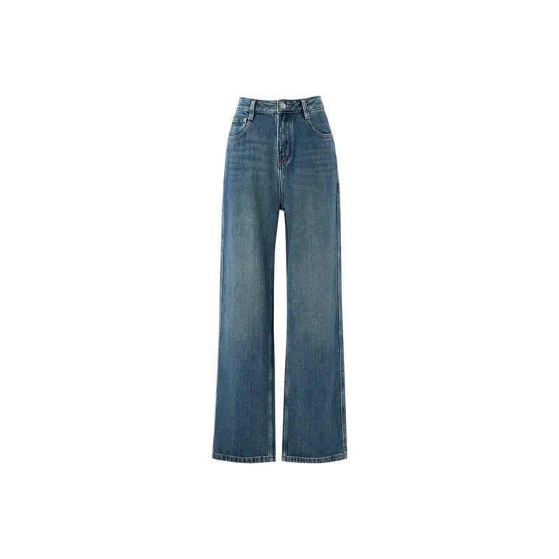 SOON FLOWER Jeans Women's Blue-0