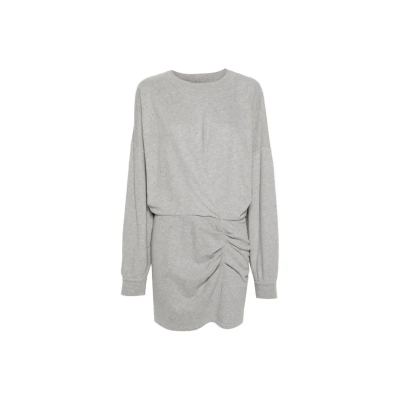 ISABEL MARANT ETOILE Long Sleeved Dress Women's Gray-0