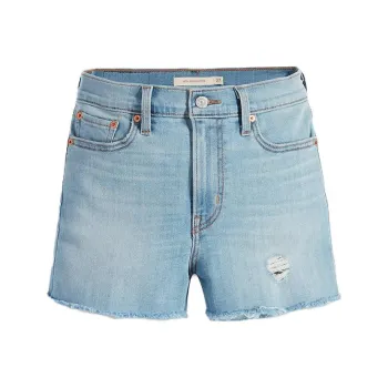 Levis Denim Shorts Women's Light Blue