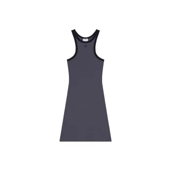 COURREGES Scuba Mini Dress 'Denim/Black'