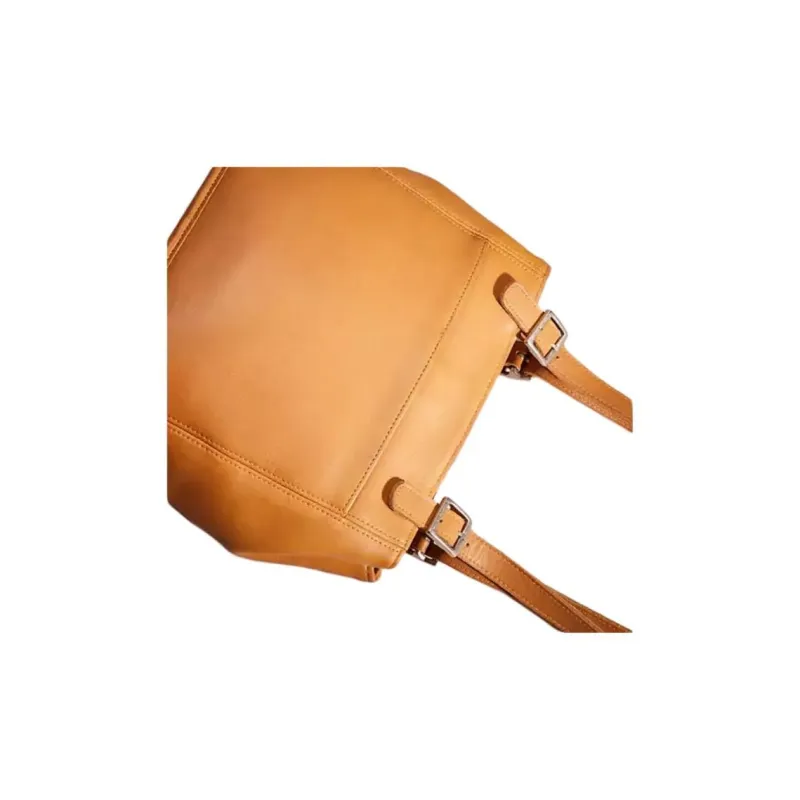 COACH Leather Bucket Bag, Tote Bag, Shopping Bag, Shoulder Bag Medium Size Women's Brown-2