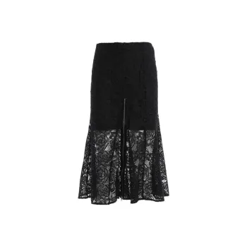 Alexander McQueen Casual Long Skirts Women's Black