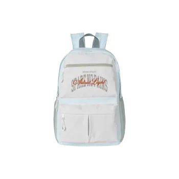 FINITE LOOP Polyester Backpack Regular Unisex Pearl White
