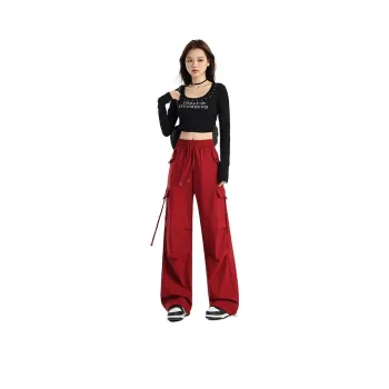 MPOX Jeans Women's Red