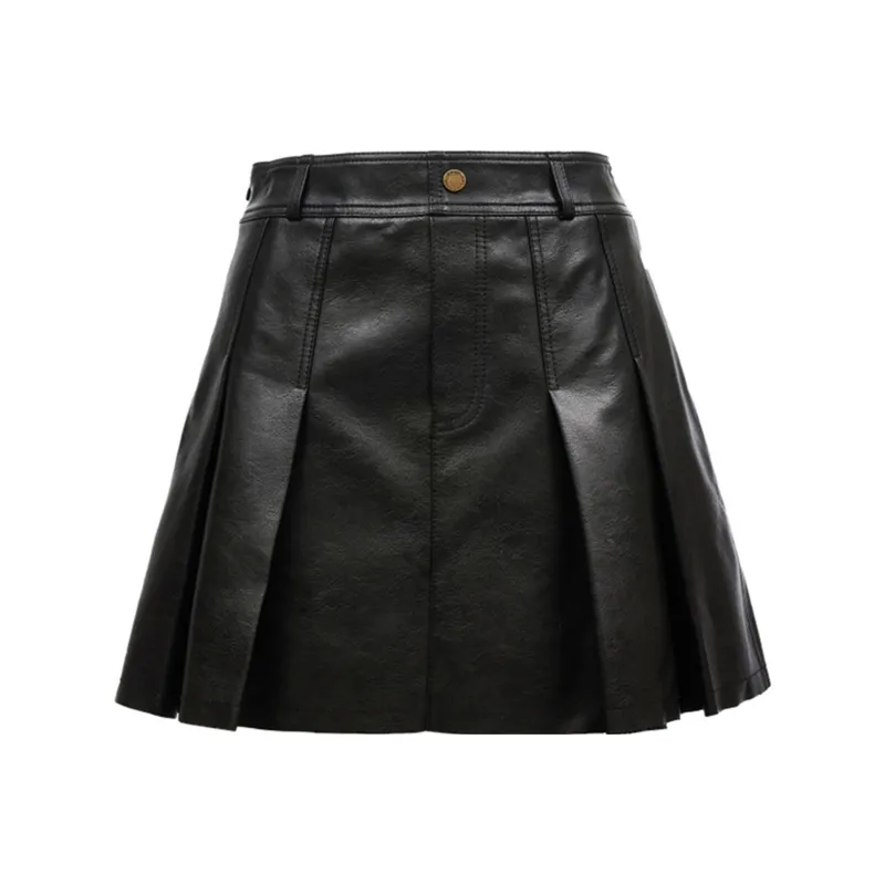 ONLY Knee Length Skirt Women's Sweet Chocolate Brown-4