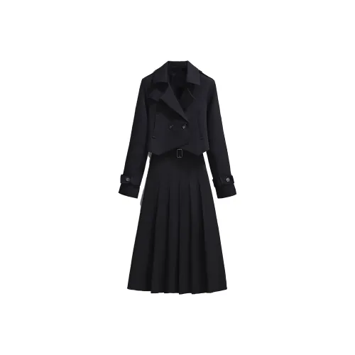 Wbwq Two Piece Skirt Sets Women's