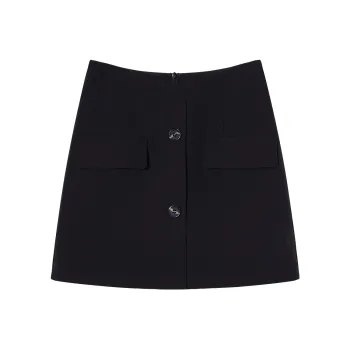I'M ONE Casual Short Skirts Women's Black