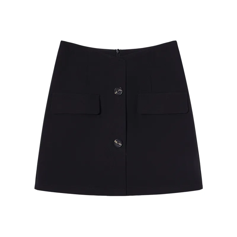 I'M ONE Casual Short Skirts Women's Black-0