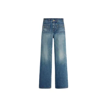 CELINE Jane Jeans In Electric Sky Wash Denim