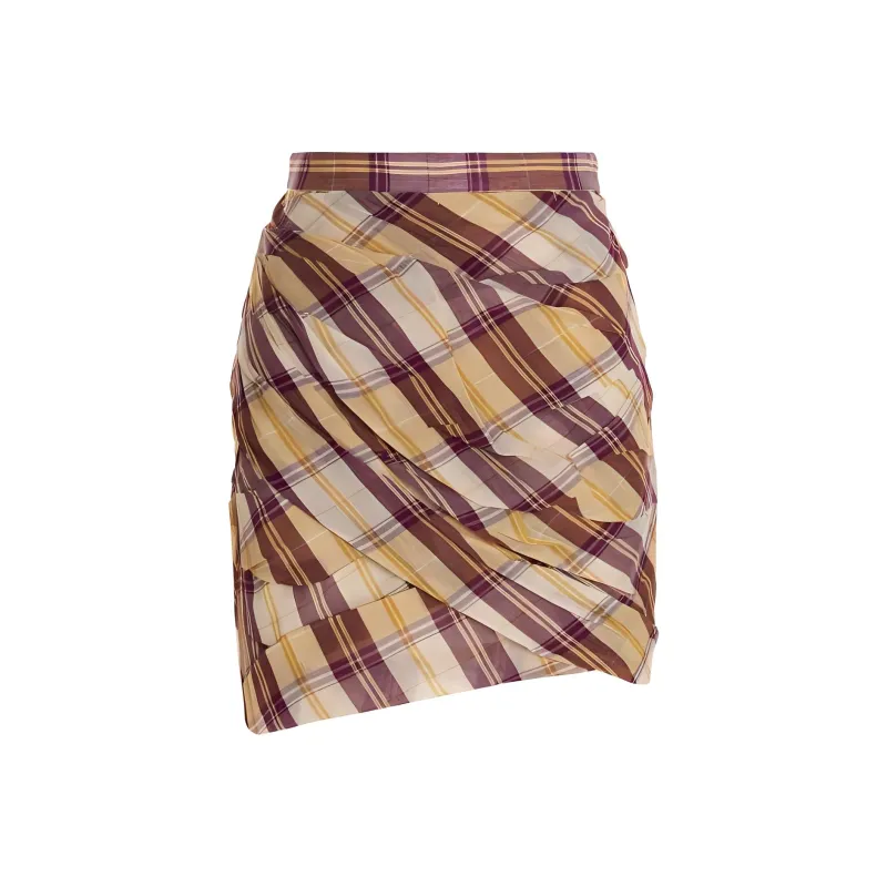 ISABEL MARANT Birdy Ruched Mini Skirt-0