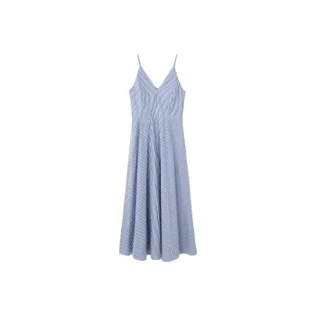 COS Slip Dresses Women's Blue/Stripes