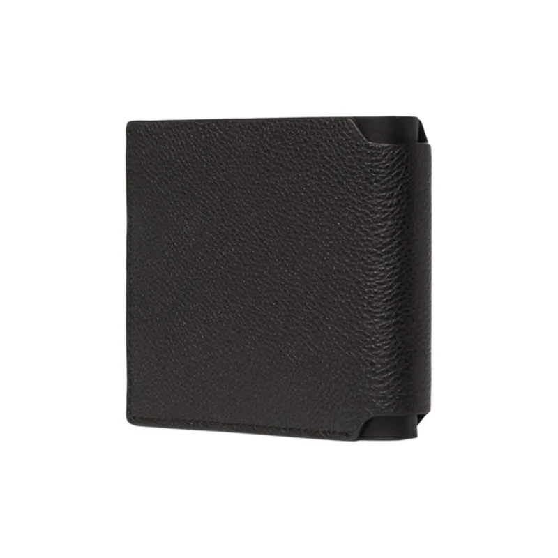 Lanvin Calfskin Wallet Men's Black-1