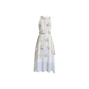 GLEE DIARY Sleeveless Dress Women's Beige
