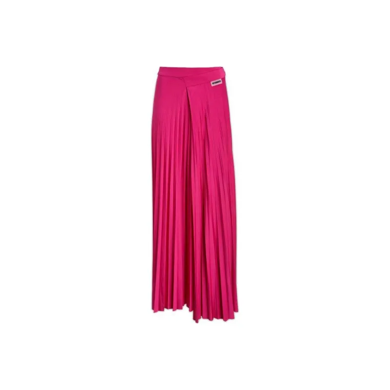 Vetements Casual Long Skirts Women's Red-0