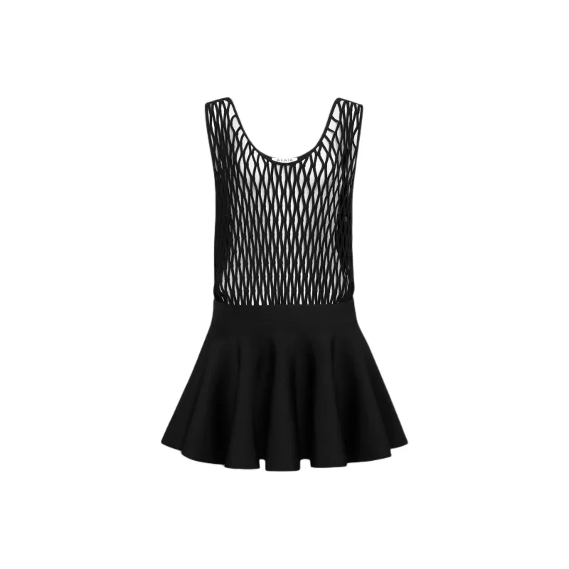 Alaia SS25 Sleeveless Dress Women's Black-0