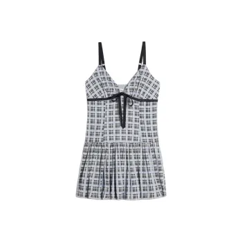 Hollister Slip Dress Women's Black White