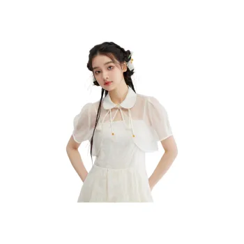 ZIHAN Skirt Set Women's White Cyan