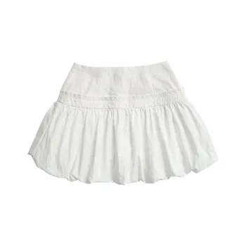 Fuccykee Casual Short Skirts Women's White