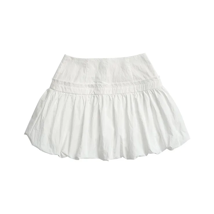 Fuccykee Casual Short Skirts Women's White-0
