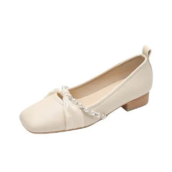 Lanza Casual Single Shoes Women's Apricot