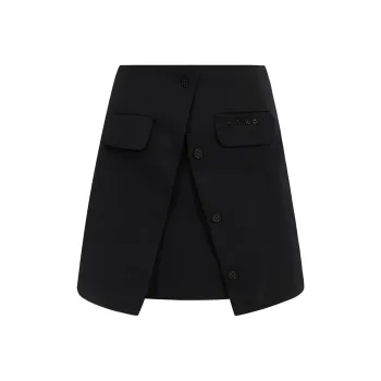 EVISU Casual Short Skirts Women's Black
