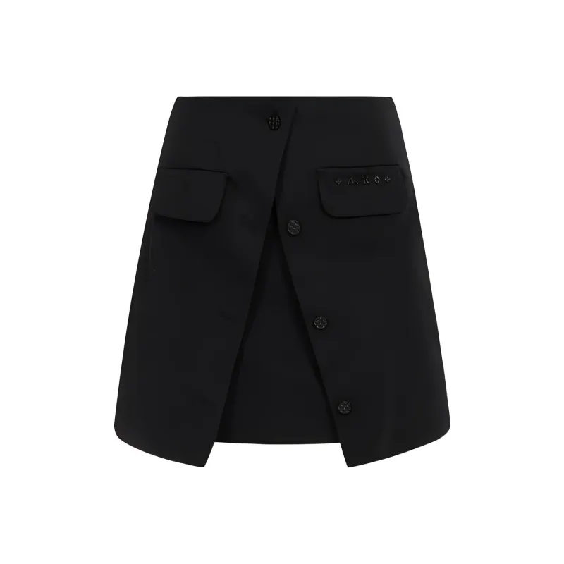 EVISU Casual Short Skirts Women's Black-0