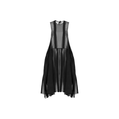 UMA WANG Sleeveless Dress Women's Black