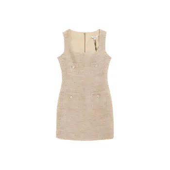 Bebe Sleeveless Dress Women's Coffee