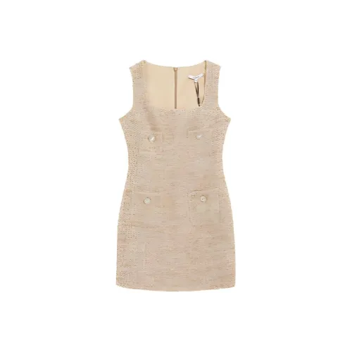 Bebe Sleeveless Dress Women's Coffee