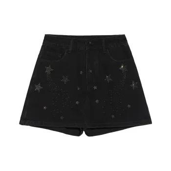 TCH Casual Short Skirts Women's Black