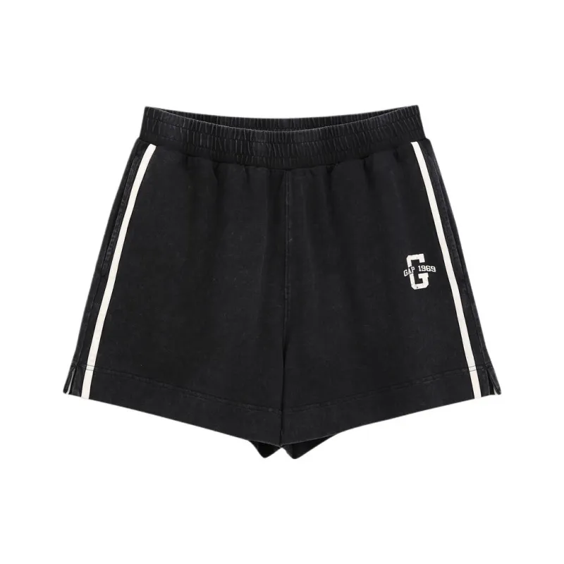 GAP Casual Shorts Women's Washed Black-0
