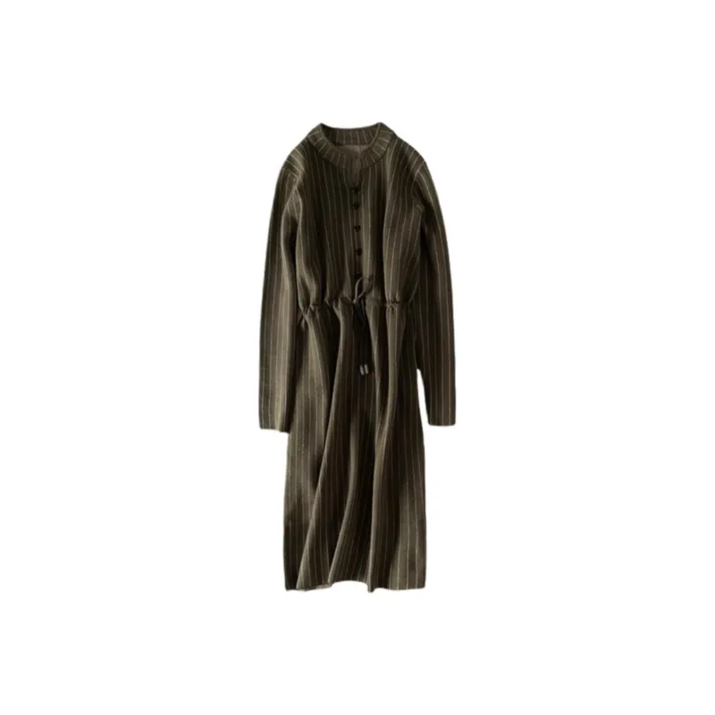 Mapping Long Sleeved Dresses Women's-4