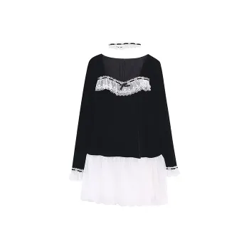 Incolore Long Sleeved Dresses Women's Black