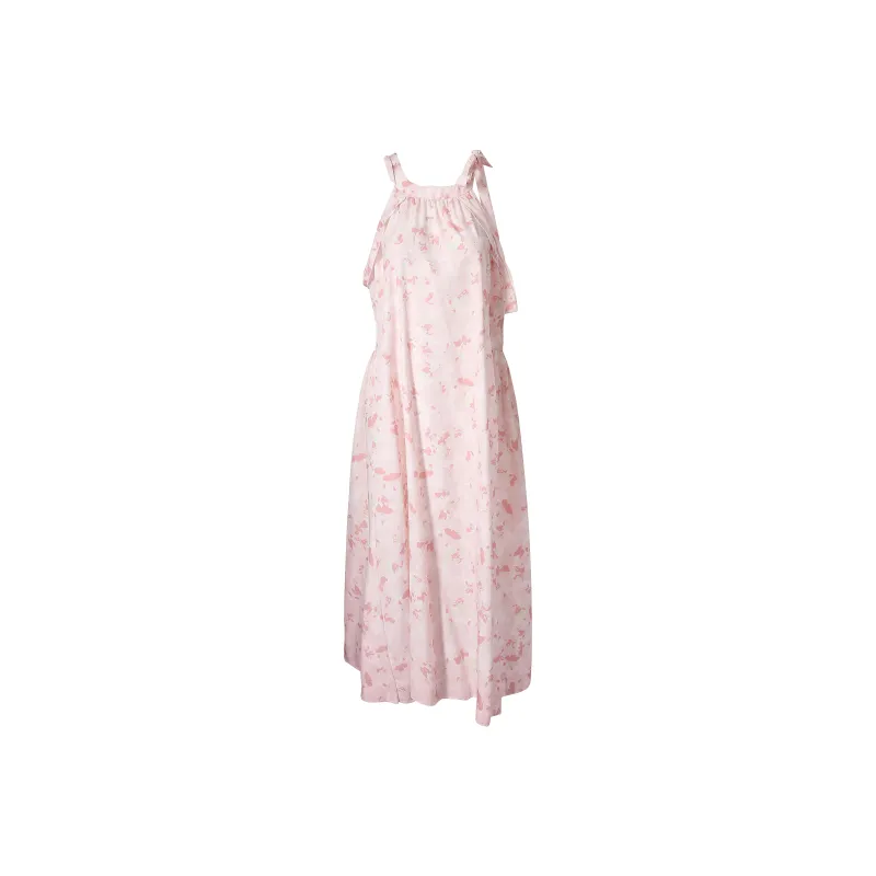 Zukizuki Sleeveless Dress Women's Pink-0