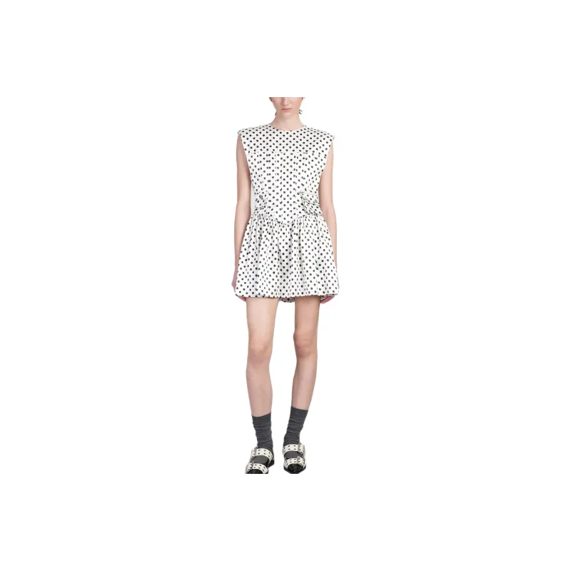 GANNI Polka Dot Pattern Dress-0