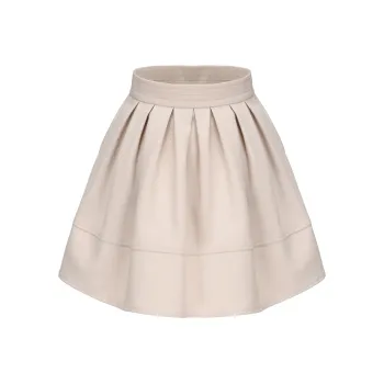 CHIWAWAMEME Casual Short Skirts Women's Khaki