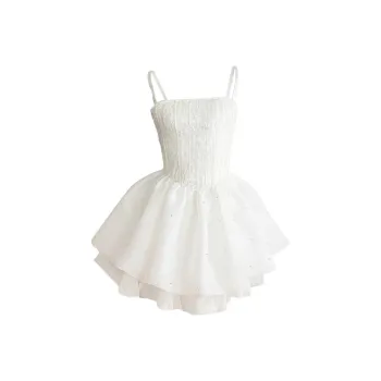Aghr Slip Dress Women's Swan White