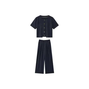 KUHNMARVIN Casual Suit Women's Navy Blue