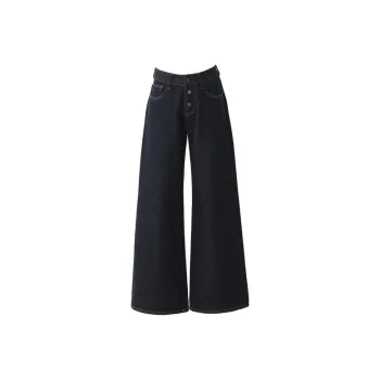 Kazakhstan Jeans Unisex Black Blue