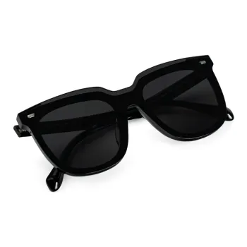 HELEN KELLER Plate Frame Square Sunglasses Unisex